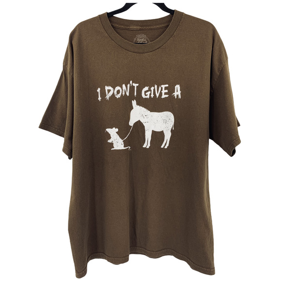 Custom 77 I Don't Give A Rat's A$$ T-Shirt - Picture 1 of 3